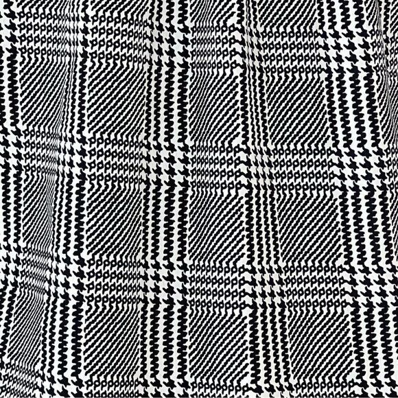 Topshop Houndstooth Button Down Long Sleeve Shirt size 6 - Picture 10 of 11